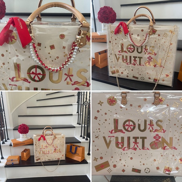 Large Louis Vuitton Holiday Edition PVC Tote - Picture 2 of 16